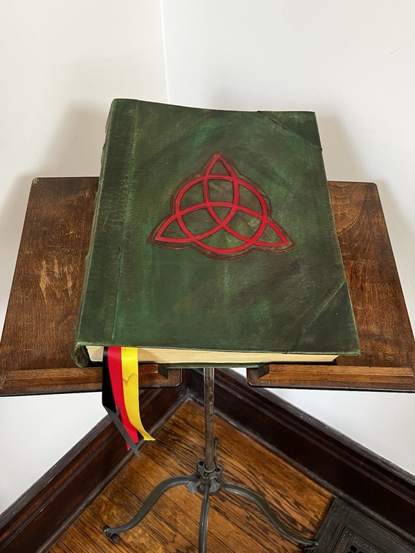 Charmed Blank Book Of Shadows Handmade Leather Aged