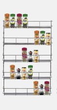 Image of 5-Tier Spice Rack for Kitchen Cupboard or Wall