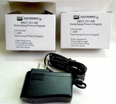 MG Electronics MGT-121-AR 12 VDC *1 AMP* SwitchingPower Supply*NIP*FREE SHIPPING