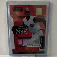 Donruss 2001 Elite Prime Numbers PN-2C Ken Griffey Jr Reds Die-Cut /430