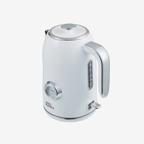 Davis & Waddell Manor Electric Kettle Water Heater Hot Cuppa White 1.7 L - Picture 2 of 4