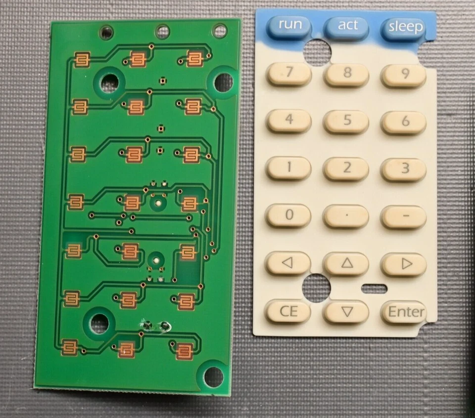 Shimadzu SCL-10A Front Panel Keypad PCBs & Buttons w/ TDK PCU-554 LCD Inverter - Image 3 of 4
