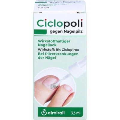 ALMIRALL HERMAL GMBH CICLOPOLI gegen Nagelpilz wirkstoffhalt.Nagellack 3,3 ml PZN 08907113