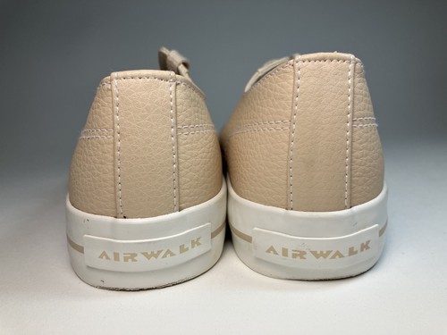 AIRWALK Legacee Womens Size 8 Vegan Leather Creme Fashion Sneakers Lace Up Shoes - Picture 7 of 12
