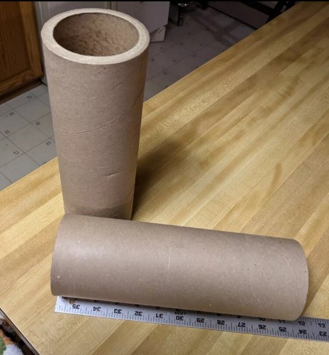 heavy duty cardboard tube 4" x 11" shipping tube craft