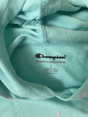 Champion Sweater Girls Pullover Hoodie With Pocket Size Large - Picture 5 of 7
