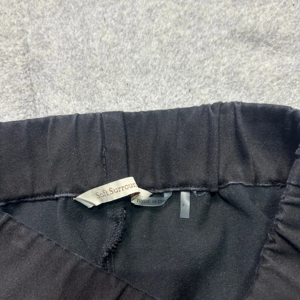 Soft Surroundings Metro Pull On Leggings Womens PXS Black Petite XS Slim Stretch - Image 3 of 4