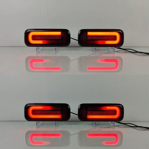 Luces traseras LED para Suzuki Jimny 2007-2018, freno + DRL nocturno + señales de giro + inversión - Imagen 11 de 14