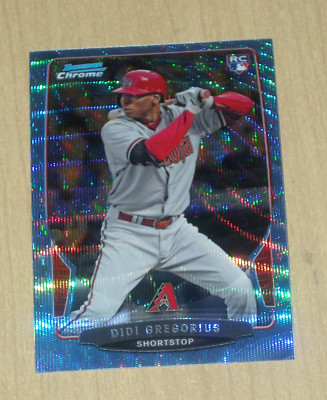 2013 Bowman Draft (Chrome) Blue Wave refractor Didi Gregorius rookie