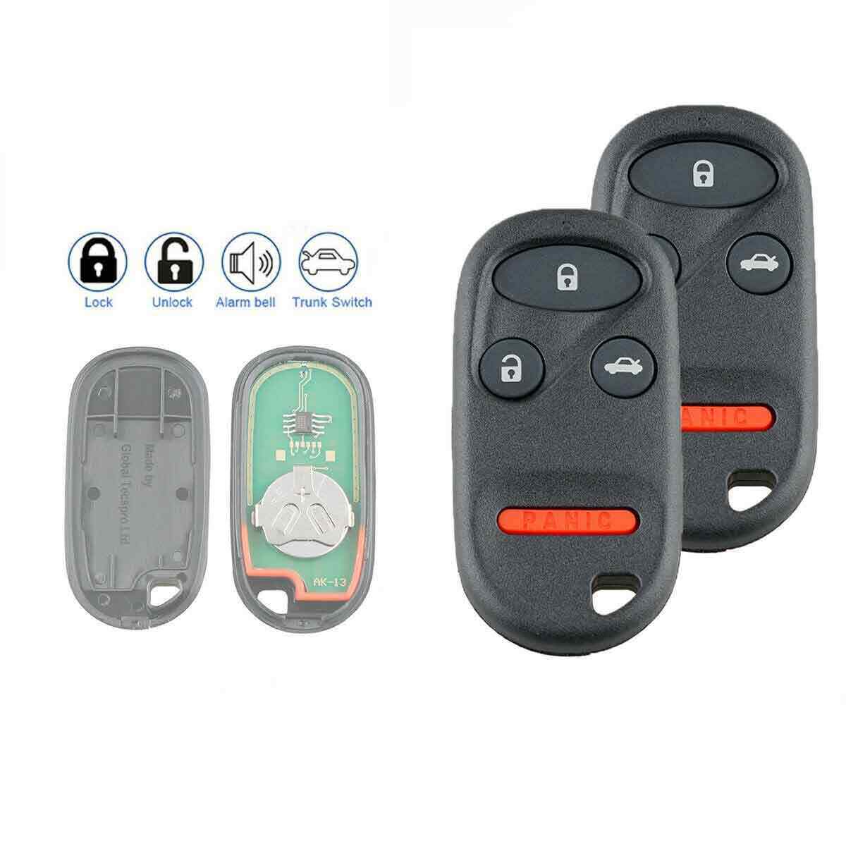 2020 Honda Accord Smart Key Fob Remote Keyless Entry 72147-TVA-A01 CWTWB1G0090