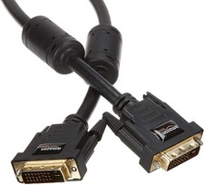 DVI to DVI Monitor Adapter Cable - 9.8 Feet 3 Meters Almost 10ft Amazon Basics