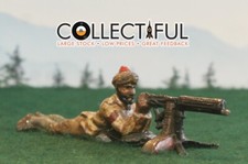 BRITAINS - LEAD SOLDIER - INDIAN MACHINE GUNNER - MADRAS EMPIRE RARE 1870