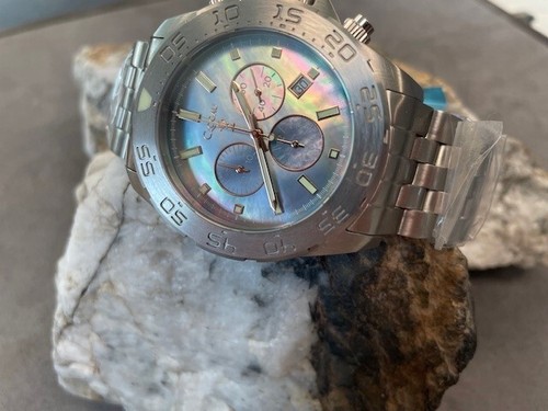 Orologio Clogau Gallese WRU Nero Madreperla Acciaio Inox 18cm Galles Rugby. - Foto 3 di 14