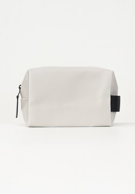 RAINS Borse Unisex Bianco Pochette e clutch Pochette Wash Bag Small Primavera es