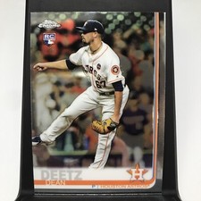 2019 Topps Chrome base Astros RC DEAN DEETZ #79