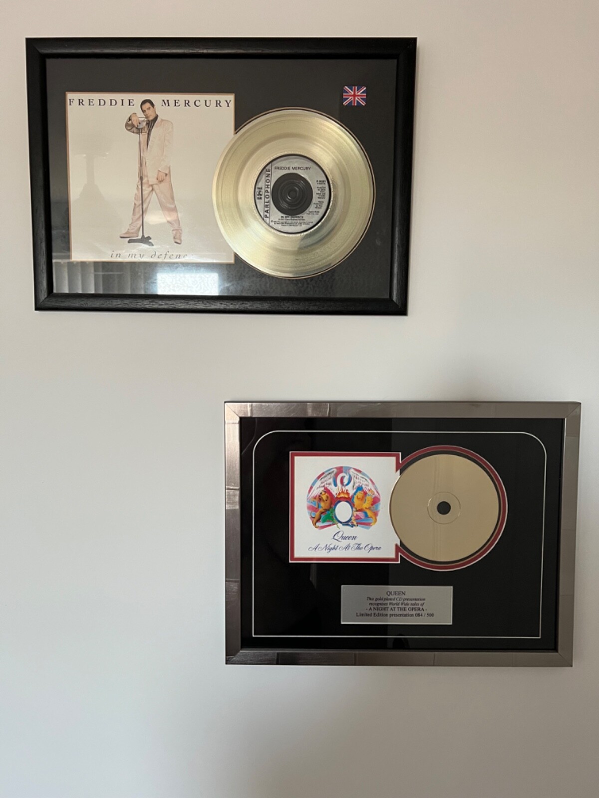 Queen Freddie Mercury gold discs eBay