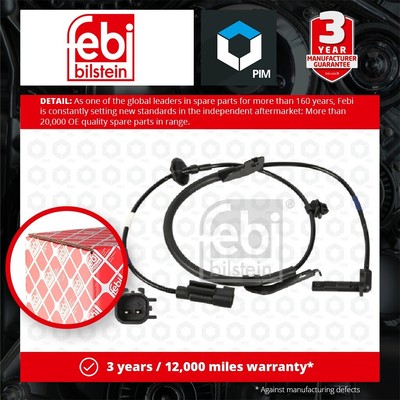 ABS Sensor fits MITSUBISHI ASX GA 1.6D Front Right 2015 on 9HD Wheel Speed Febi
