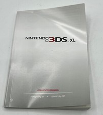 Nintendo 3DS XL Operations Owners Manual Instructions Booklet Only