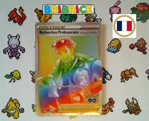 Carte pokemon Recherches Professorales Professeur Willow GO 84/78 FR