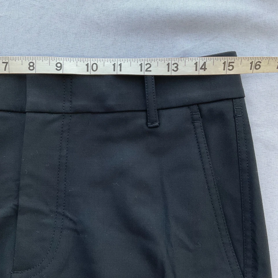 Pantalón tobillo cónico Vince para mujer talla 6 negro lana elástica Foto 4 de 4