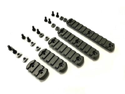 M Rail Section 3,5,7,9,11 Slot Polymer Picatinny/Weaver Rail Fits M Rail