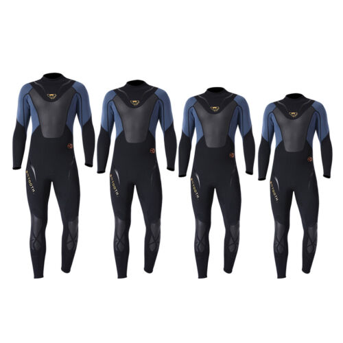 3mm Men Diving Wetsuit Full Body Surf Suit Long Sleeve Back