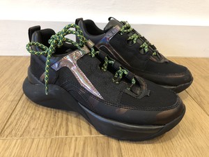 kurt geiger black trainers womens