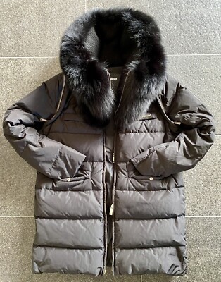 DSQUARED2 F/W 2014 FOX DOWN JACKET VEST 44 FUCHS DAUNEN JACKE WESTE 38 MANTEL