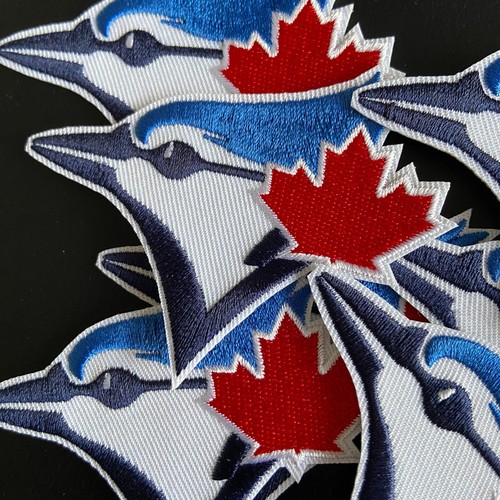 Toronto Blue Jays Patch Baseball Sports Embroidered Iron On Patch 3.5x2.5" - Bild 2 von 3