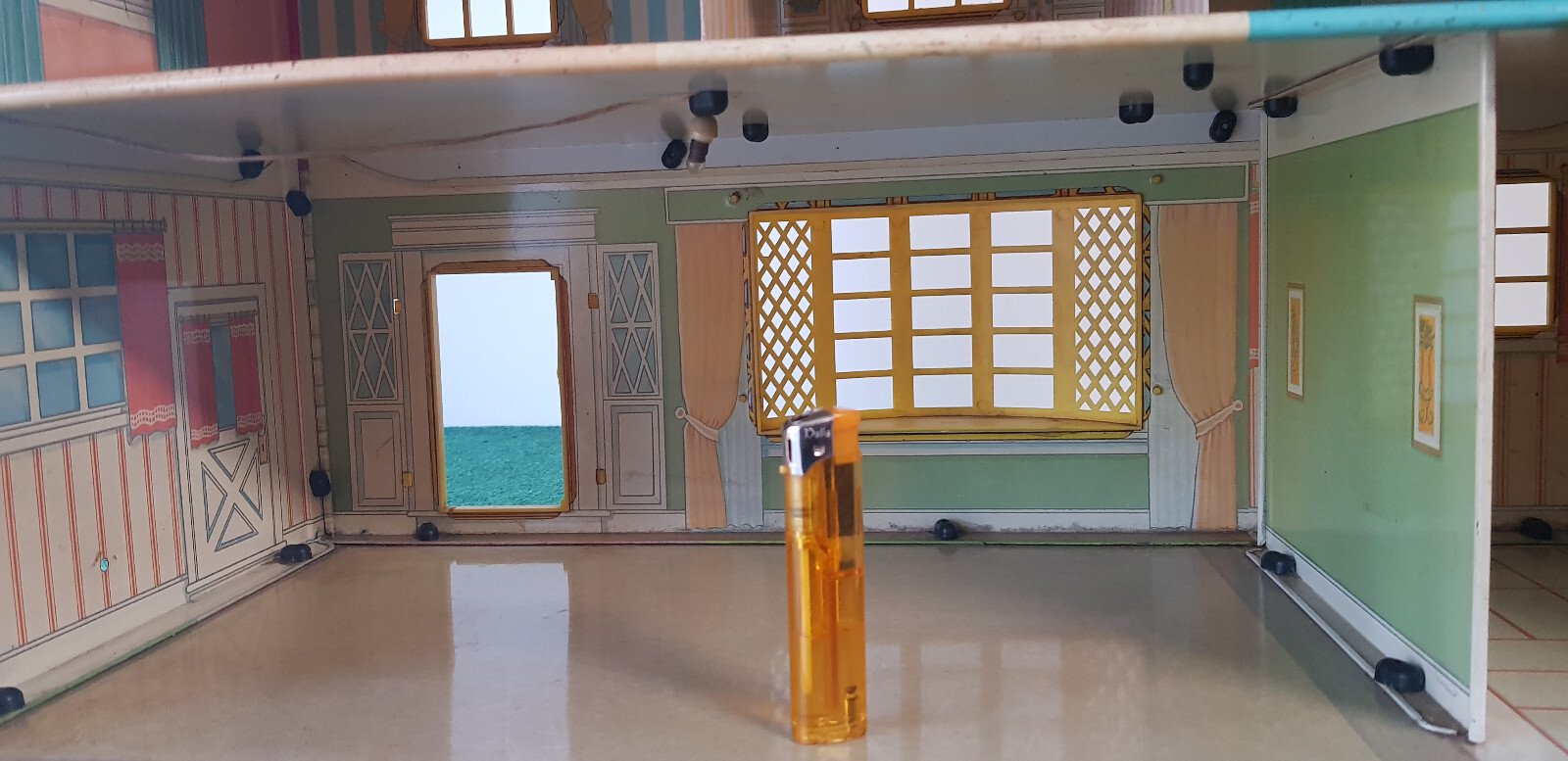 Antique rare doll house, doll house made of tin Germany 1930 eBay