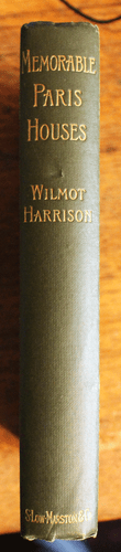 Memorable Paris Houses - Wilmot Harrison - First Edition - 1893 - Imagen 2 de 4