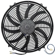 16-17 INCH BIG 180W MOTOR 12 VOLT ELECTRIC ENGINE RADIATOR COOLING FAN CAR TRUCK