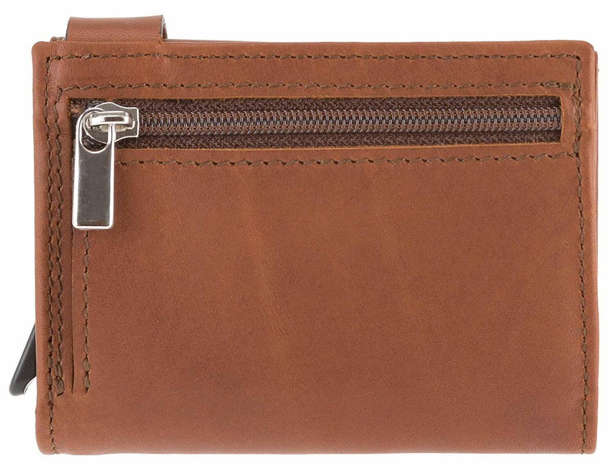 Portefeuille Sebastian Sturm En Cuir Et Bois - Protection RFID, Avec étiquettes, Fabriqué En Allemagne
