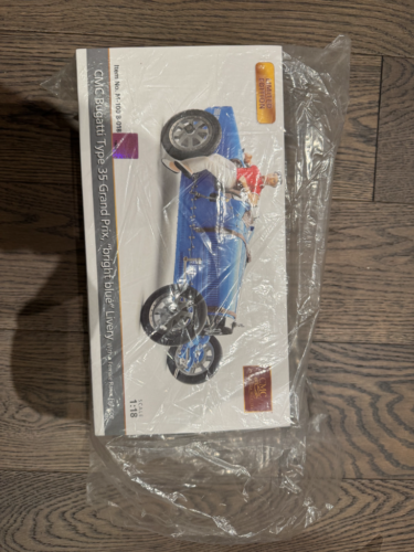 CMC 1/18 Bugatti Type 35 Grand Prix #30 with Female Racing Figure M-100 B-018
