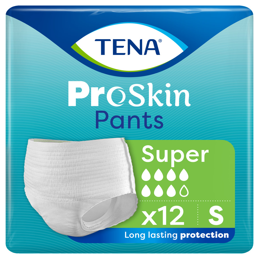 TENA ProSkin Pants Super Small - 4 Packs of 12 - Incontinence Pull Up Pants