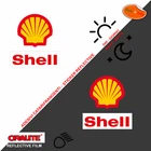 Reflective Shell Sticker Reflective Stickers Car Motorcycle Helmet Print PVC 4pcs