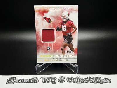2024 Panini Origins MARVIN HARRISON JR. Rookie Patches RC Cardinals #074 /199
