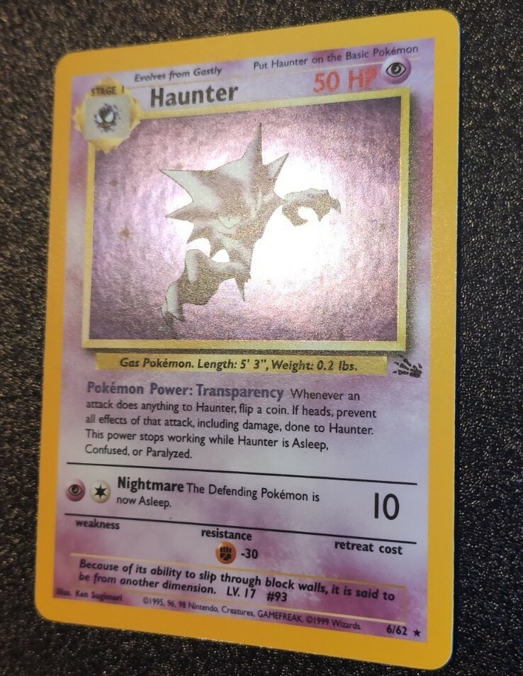 ポケモン - Haunter ゴースト 1ED 1st Edition 英語版 6/62 PSA 10 GEM MINT Haunter 6/62 1ST EDITION Fossil Set HOLO