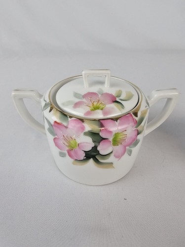 Vintage Noritake AZALEA 19322 Creamer & Sugar Set (Red Mark Label) - Picture 3 of 9