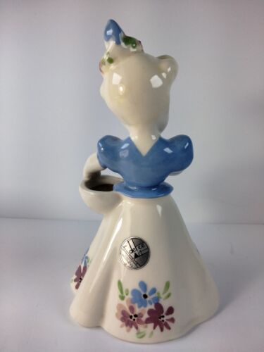 Vintage DeLee Art Hollywood California 1940 Hattie Pottery Planter Figurine Vase - Picture 3 of 15