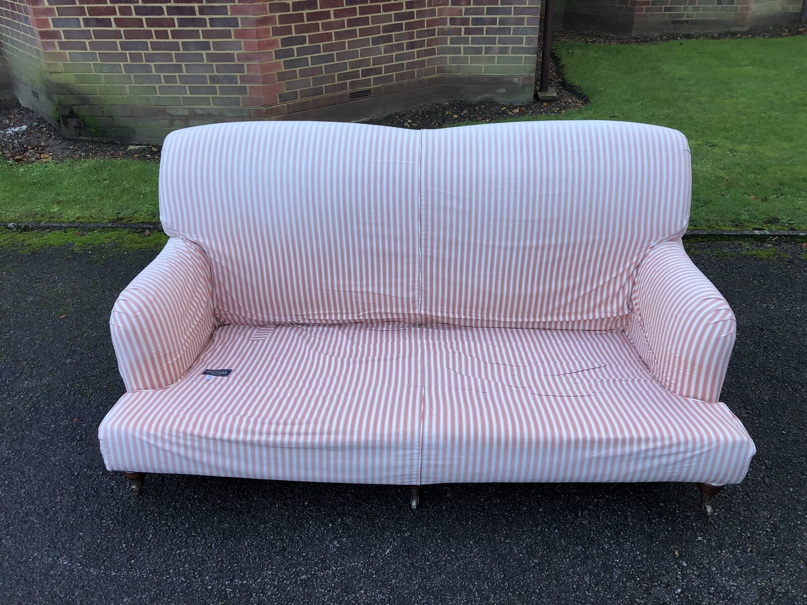 Multiyork Howard Style 2.5 Seater Striped Fabric Sofa eBay