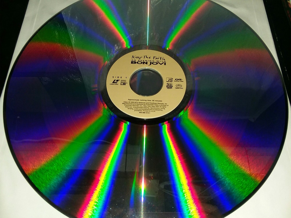 Bon Jovi Live From London 1995 Wembley Stadium Music Laserdisc
