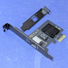 Homelab Server Upgrade Kit - Single Port 2.5GbE PCI-E Network Card,  Intel i226