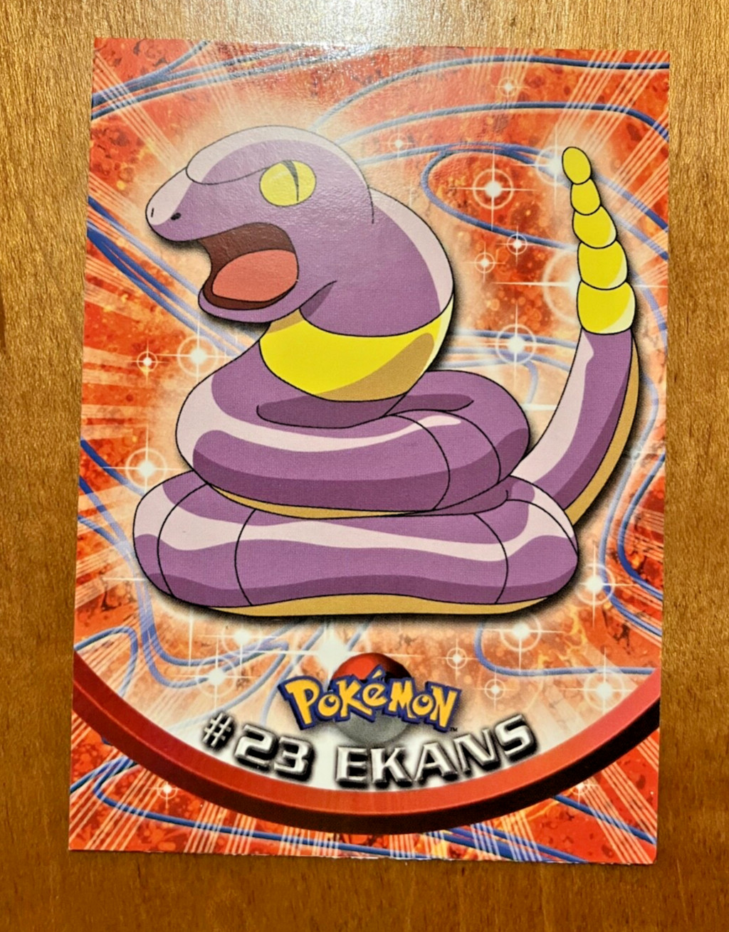 Topps Ekans #23 Pokemon Trading Card Game 1999 TV Series Vintage