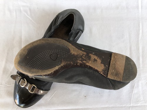 AGL Attilio Giusti Leombruni 37 US 6,5 scarpe ballerine da donna in pelle nera A - Foto 8 di 9