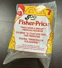 McDonalds Happy Meal Toy FISHER-PRICE 1995 "ONCE UPON A DREAM PRINCESS #7" NEW