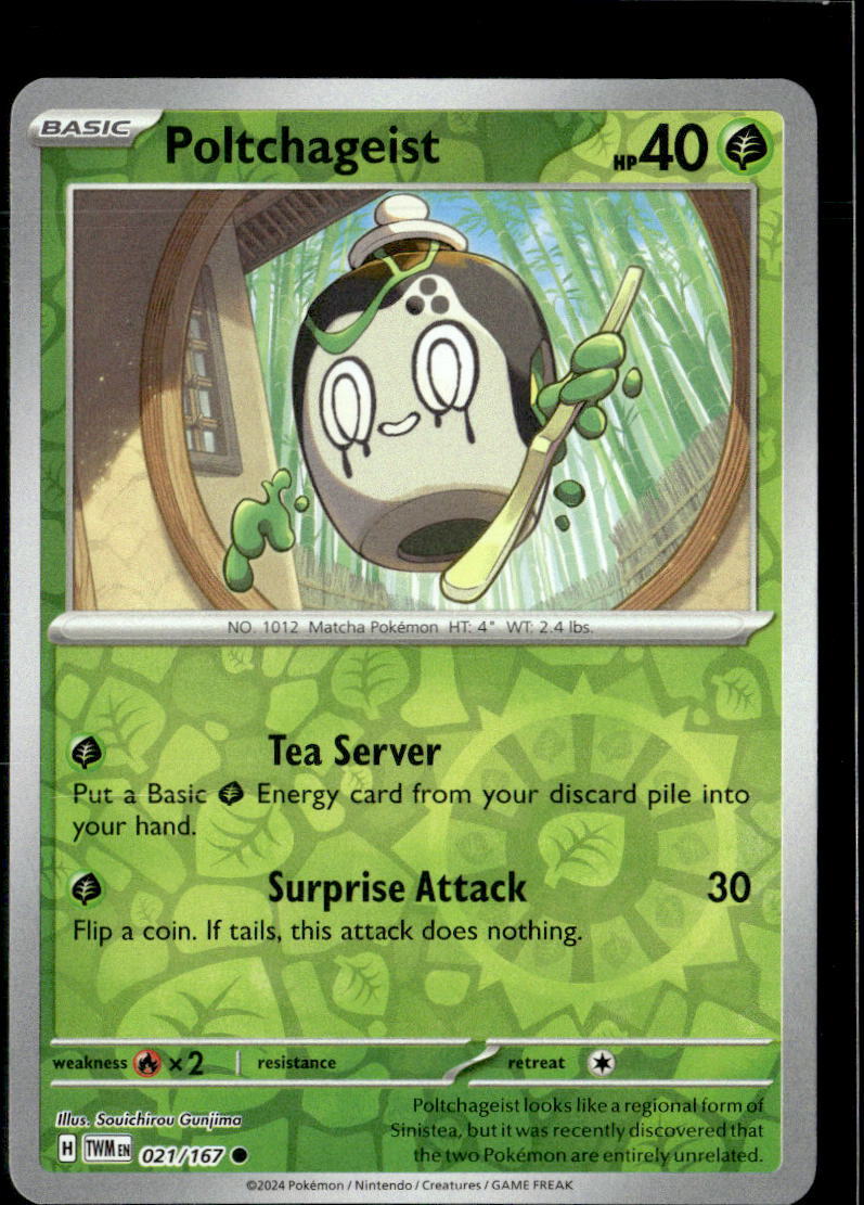 matcha pokemon card Sinistcha ex - 023/167 Ultra Rare sleeve set includes 4 extra deck sleeves Sinistcha EX RR 019/187 Pokemon