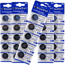 25 PC CR2016 CR 2016 DL2016 208-208 Lithium battery Fast Shipping from San Diego