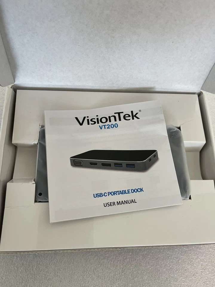 VisionTek VT200 Dual Display USB-C Docking Station - Image 3 of 3