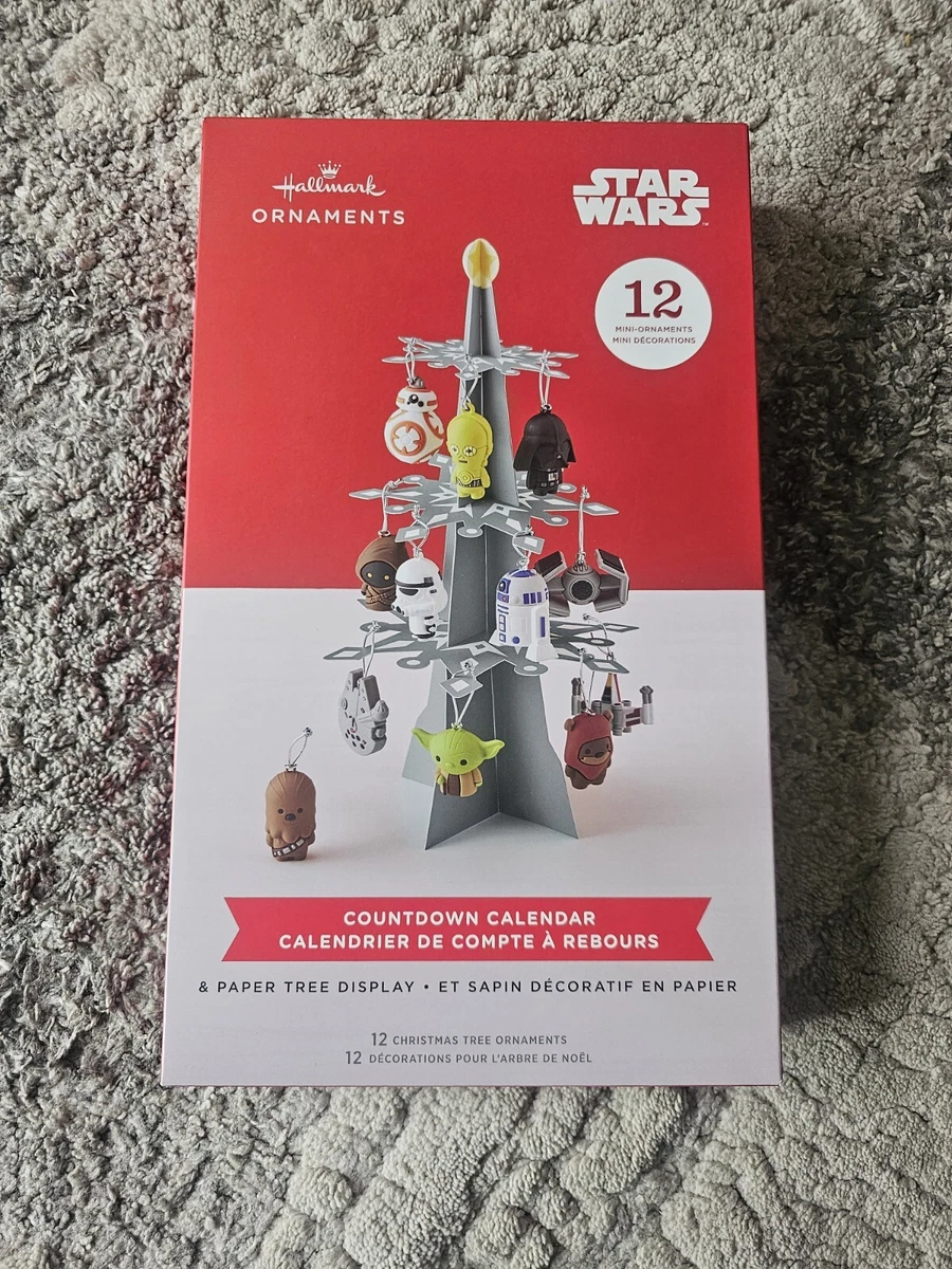 HALLMARK ORNAMENTS STAR WARS COUNTDOWN CALENDAR WITH 12 FIGURES CHRISTMAS  FIGURE | eBay